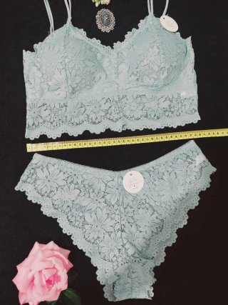 Conjunto Lencería Encaje Talla XL