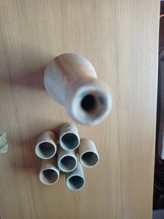Juego Cerámico Botella y 6 Vasos M. Coello