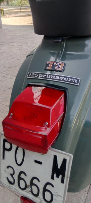 Vespa T3 Primavera 125cc año 1980.