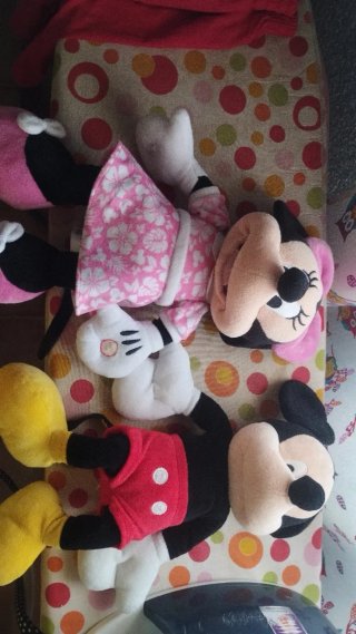 Peluche Minnie y Mickey Mouse
