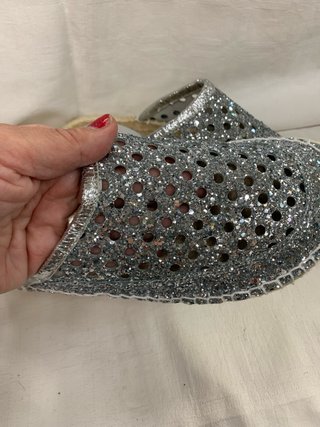 Ciabatte Lagoa Argentate Glitter Tg 38 nuove