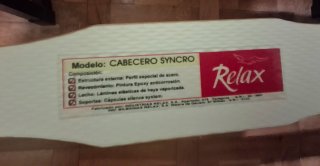 Colchón individual 80cm y somier abatible.