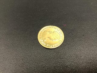 moneda oro 22k