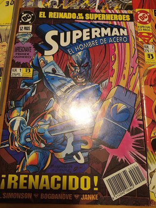 SUPERMAN EL HOMBRE DE ACERO- EL REINADO DE LOS SUP