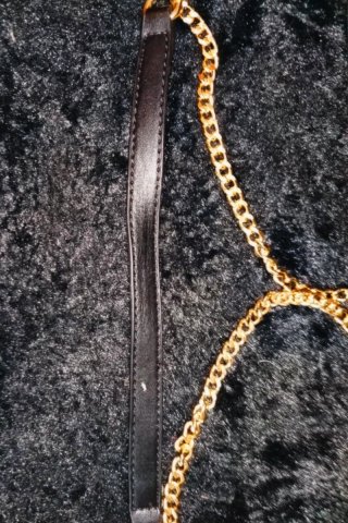 Bolso Chaqueta Motociclista Tachuelas Dorado