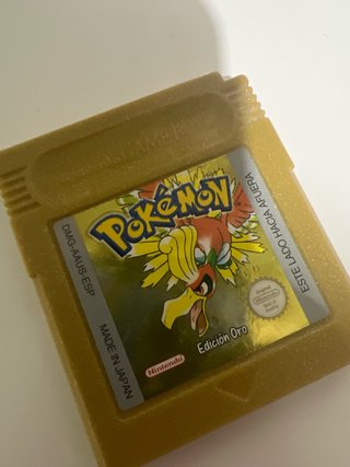 Pokémon Oro Game Boy DMG-AAUS-ESP