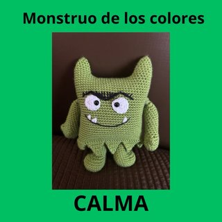 Amigurumi Monstruo de Colores tejidos