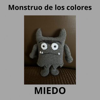 Amigurumi Monstruo de Colores tejidos