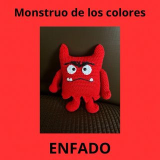 Amigurumi Monstruo de Colores tejidos