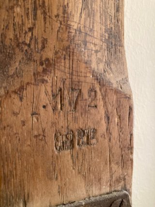 Esquís Antiguos de Madera Vintage