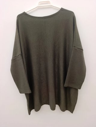 Jersey verde oliva talla única nuevo