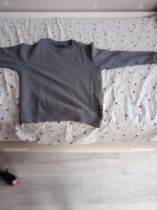 Sudadera gris