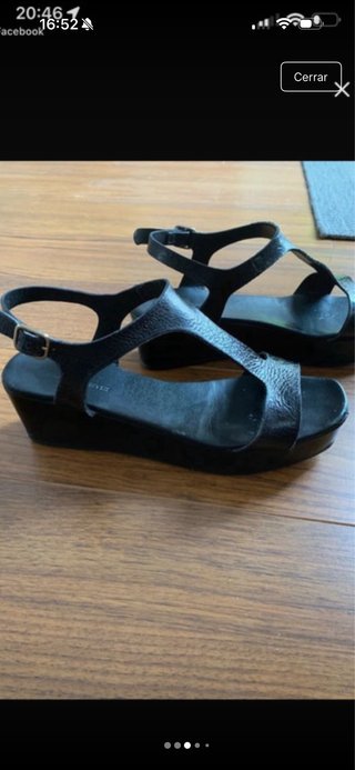 Sandalias Gloria Ortiz Negras Mujer
