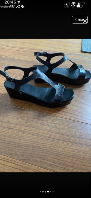 Sandalias Gloria Ortiz Negras Mujer