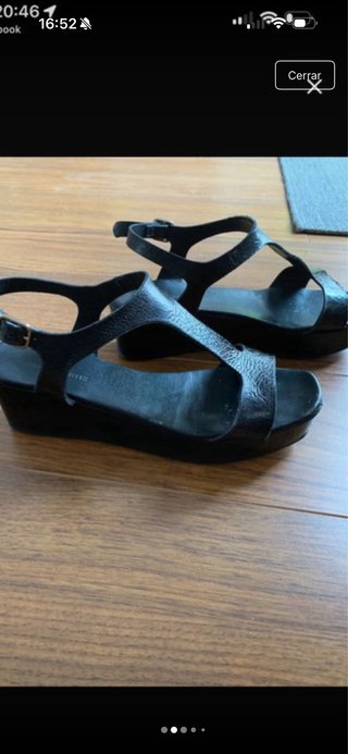 Sandalias Gloria Ortiz Negras Mujer