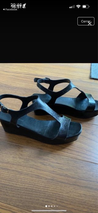 Sandalias Gloria Ortiz Negras Mujer