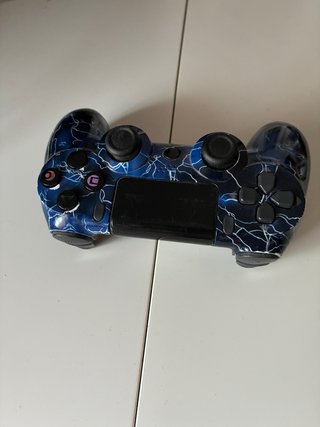 Mando PS4 Personalizado Rayo Azul