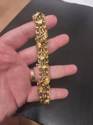 Oferta! Pulsera de oro 18K