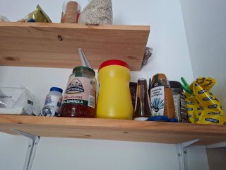 Tablón de madera con soportes