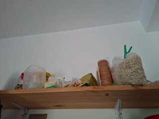 Tablón de madera con soportes