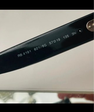 Gafas de sol Ray-Ban originales negras