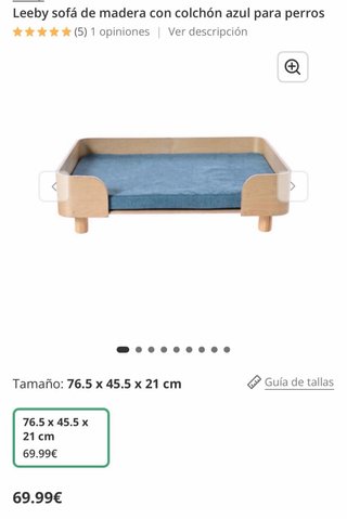 Cama sofá para mascotas Leeby