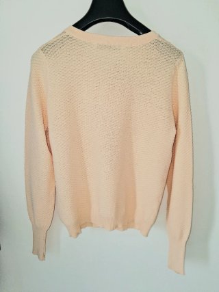 Cárdigan Zara Punto Rosa Talla XS