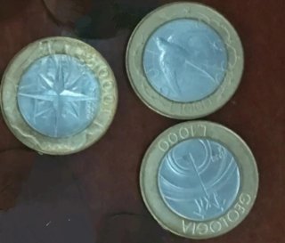 Moneta 1000 Lire San Marino Bimetallica