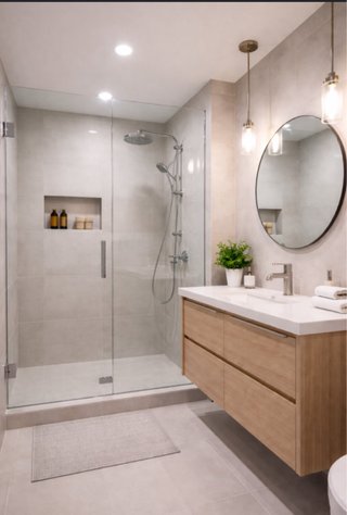 Reforma Baño y cambio de bañe; Ducha, Mueble Mader