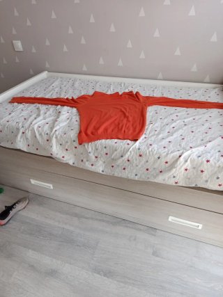 Jersey naranja manga larga