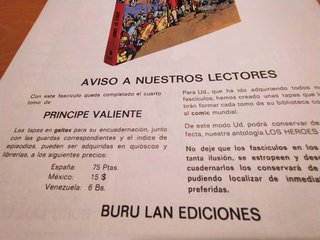 PRINCIPE VALIENTE, EDITORIAL BURULAN DEL AÑO 1972,