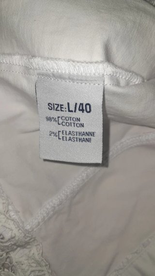Chaqueta Zack & Zoe blanca con encaje