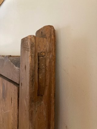 Puerta Antigua Rústica de Álamo