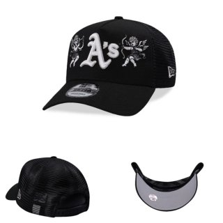 Gorra New Era Oakland Athletics Negra y Blanca