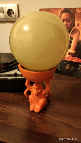 Lámpara de sobremesa estilo vintage / escultórico