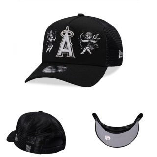 Gorra New Era Negra con Ángeles