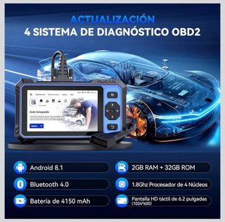 Escáner Automotriz MUCAR OBDII