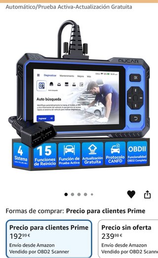 Escáner Automotriz MUCAR OBDII