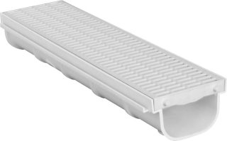 Canaleta PP Blanca 50x13 con Rejilla ODEM