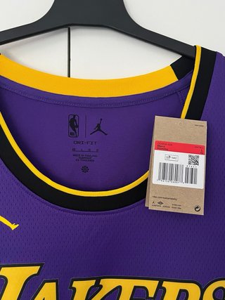 Camiseta NBA Lakers Lebron James Morada