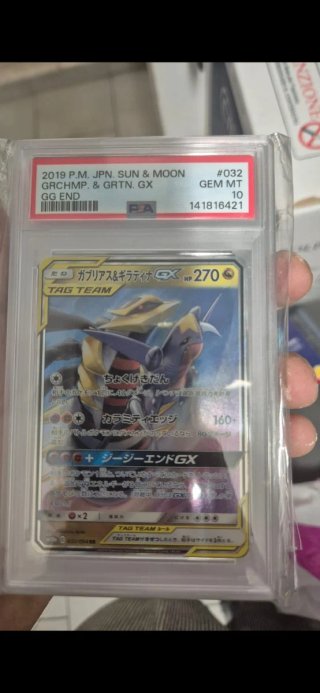 Carta Pokémon PSA 10 Garchomp & Giratina GX