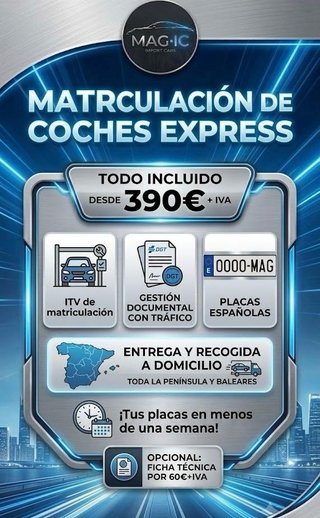 Matriculación express de vehículos