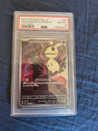 Carta Pokémon Mimikyu Team Rocket PSA 10