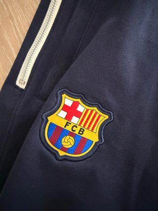 Sudadera FC Barcelona Nike Azul y pantalon a juego