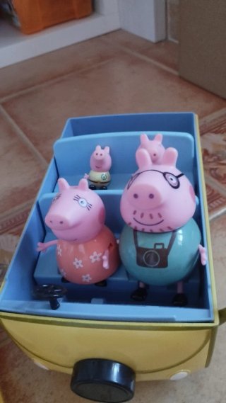 Juguetes Peppa Pig con caravana