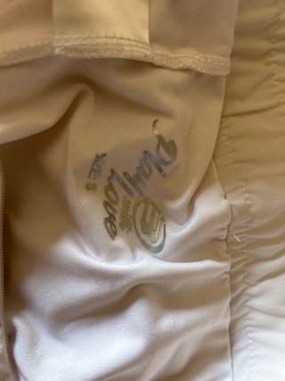 Falda Bullpadel Blanca Plisada Talla S
