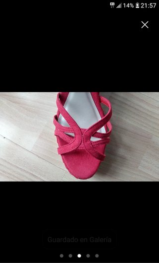 Sandalias SFERA Rojas Cuña