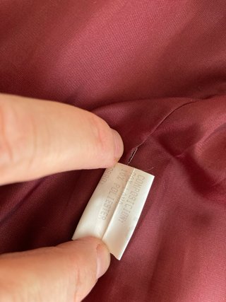 Chaqueta Lana Roja Talla 46 Señora