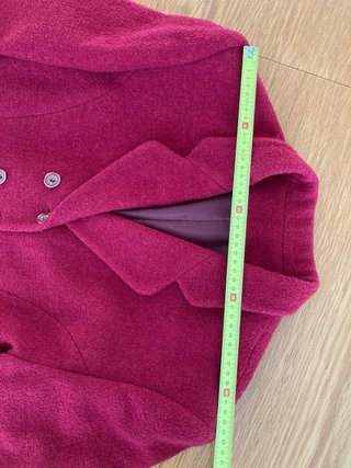 Chaqueta Lana Roja Talla 46 Señora