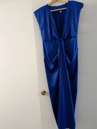 Vestido azul eléctrico para ocasiones especiales